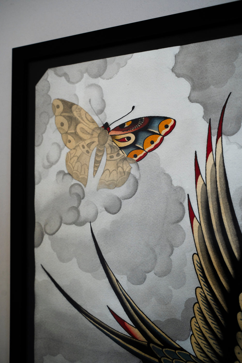 Swallows vs. Butterfly