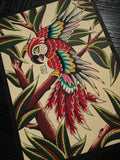 Traditional Parrot Tattoo Print